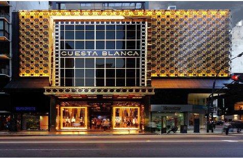 平阳门头设计与商业空间的纽带。