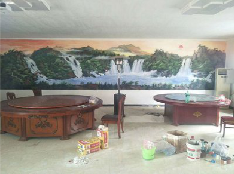 平阳墙绘-写实风景