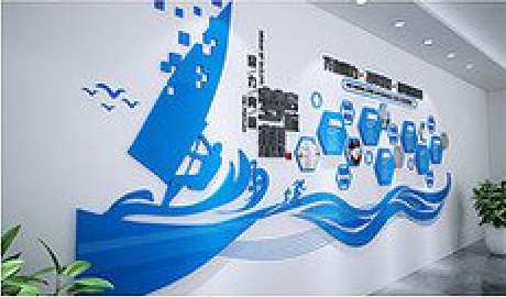 平阳海浪主题文化墙如何设计？