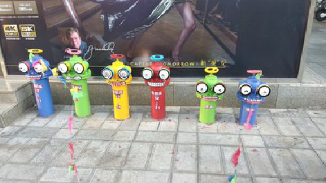 平阳商业区彩绘