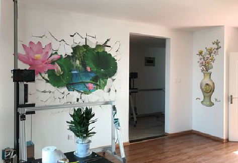 平阳墙体彩绘相比墙纸的优势。