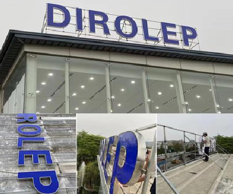 平阳楼顶发光字安装的注意事项。